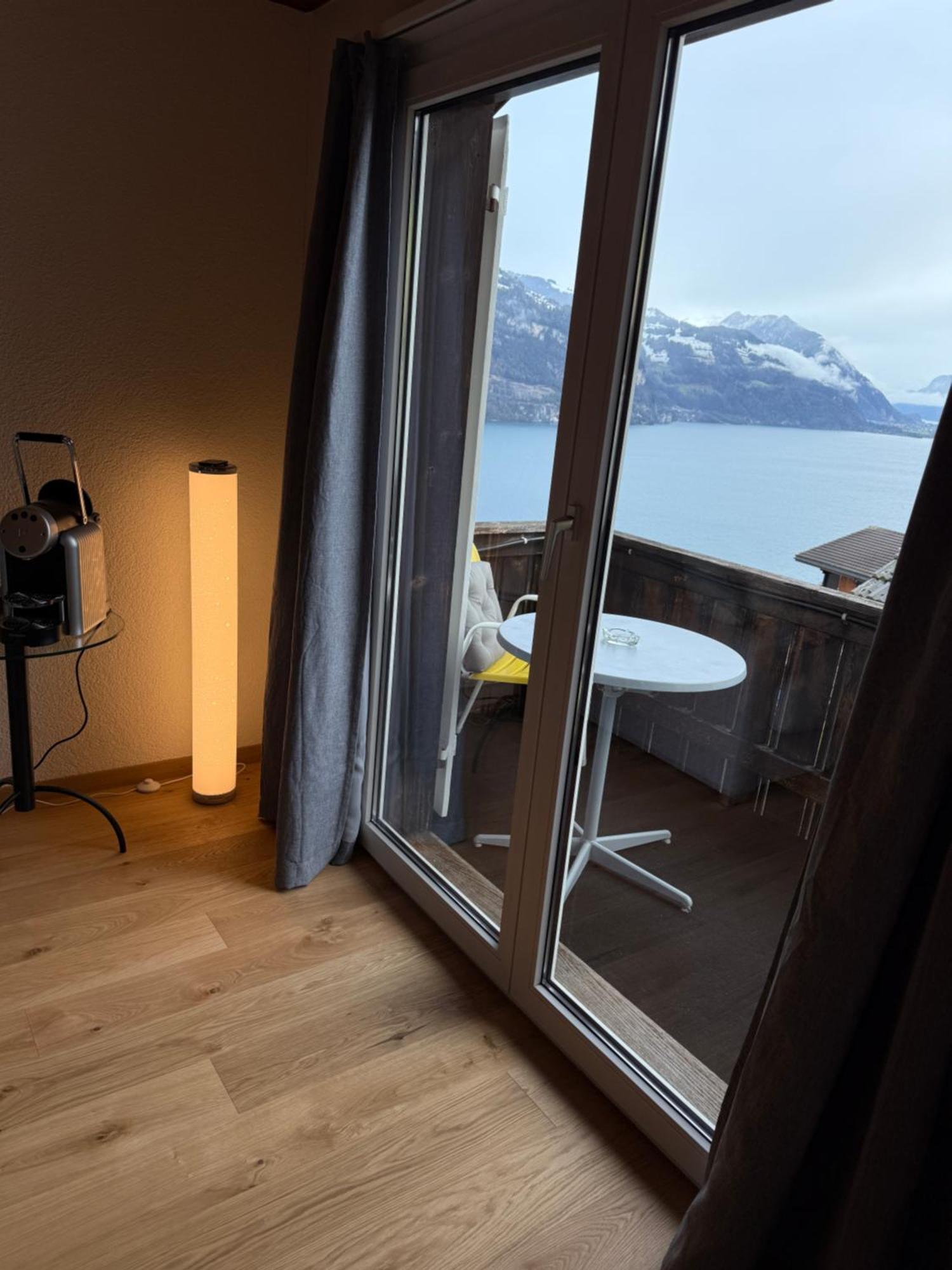 Apartmán Eva'S Seeblick Krattigen Pokoj fotografie