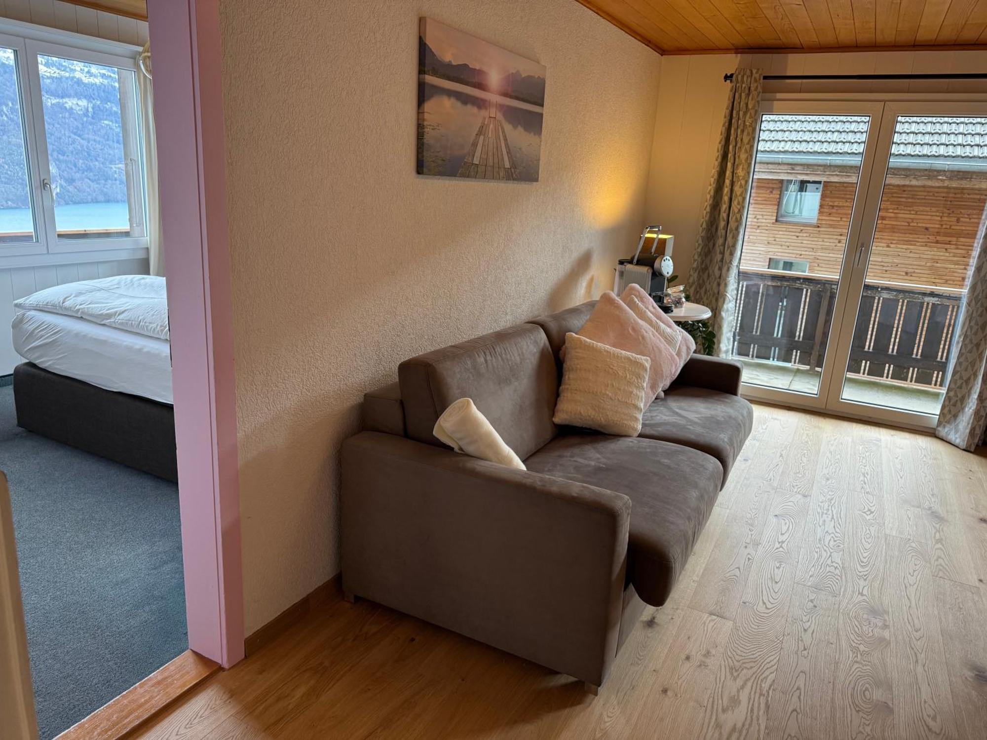 Apartmán Eva'S Seeblick Krattigen Pokoj fotografie